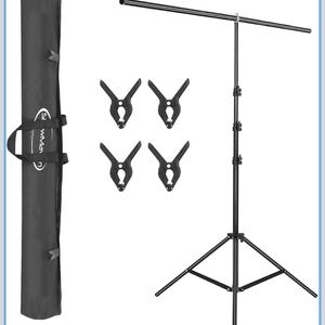 T-Shape Backdrop Stand 59in/150cm Wide 8.5ft Tall,